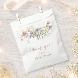 Sachets En Papier Elégante aquarelle Floral Wedding Favor Bags