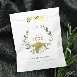 Sachets En Papier Élégante certification en or de la couronne de pap