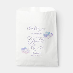 Sachets En Papier Elégante Fête des mariées de neuf nuages