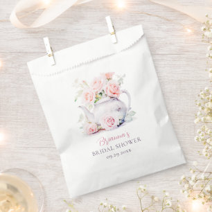 Sachets En Papier Élégante Fête des mariées de roses rose pâle