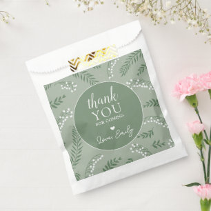 Sachets En Papier Elégante Lily de la Fête des mariées du Jardin de