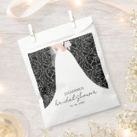 Élégante mariée sur Fête des mariées noire
