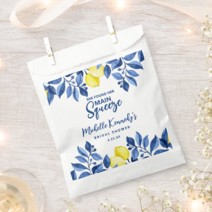 Sachets En Papier Elle a trouvé sa douche de mariage Main Squeeze 