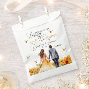 Sachets En Papier Elle a trouvé sa lune de miel Shower