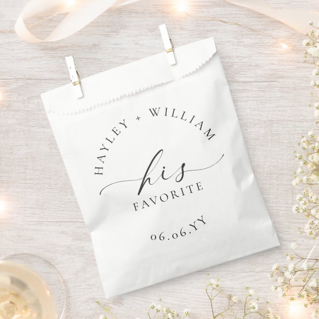 Sachets En Papier Ellesmere Son Favori (Coupé)