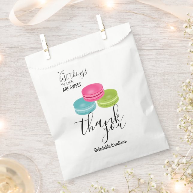Sachets En Papier Emballage de cuisson Macaron (Coupé)