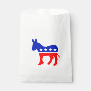 Sachets En Papier Emblème politique du parti démocratique (âne)