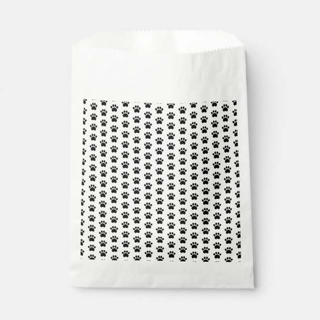 Sachets En Papier Empreinte de patte Motif Favoriser Sac (Devant)
