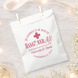 Sachets En Papier En Maladie et santé Funky Mariage kit de passe-tem