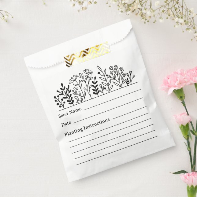 Sachets En Papier Enveloppe d'économie de semences de jardin (Scellé)