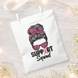 Sachets En Papier Équipe de soutien Nœud désordonné Guerrière rose C