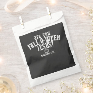 Sachets En Papier Êtes-vous Chute-O-Ween Jésus Christian Halloween