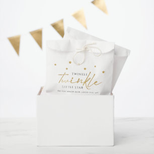 Sachets En Papier Étoiles Dorées Mignonnes Brillent Brillent Cadeau