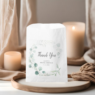 Sachets En Papier Eucalyptus Fête des mariées vert Favoriser le sac