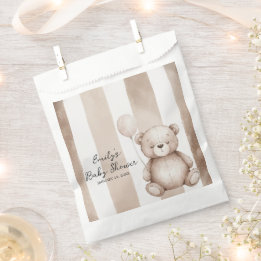 Sachets En Papier Faire Attendre Douce Ourson Fête de Naissance