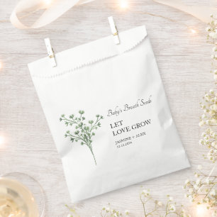 Sachets En Papier Faire grandir l'amour Graine de Gypsophile Mariage