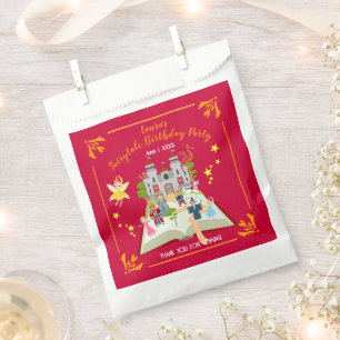 Sachets En Papier Fairytale Stories Fille fête d'anniversaire