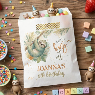 Sachets En Papier Faisons la fête enfants de la paresse anniversaire