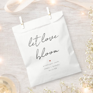 Sachets En Papier Faites s'épanouir l'amour Pochette de graines de f