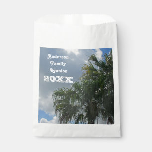 Sachets En Papier Famille Réunion Palmiers Tropical Island Vacances