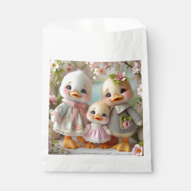 Sachets En Papier Famille sucrée, emballage de biscuits, par Natasha (Devant)