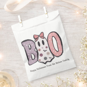 Sachets En Papier Fantôme adorable couleurs pastel Joyeux Halloween