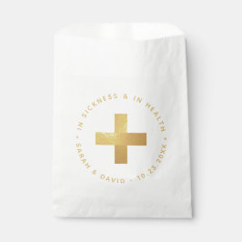 Sachets En Papier Faux Gold Trousse d'urgence en maladie et en santé