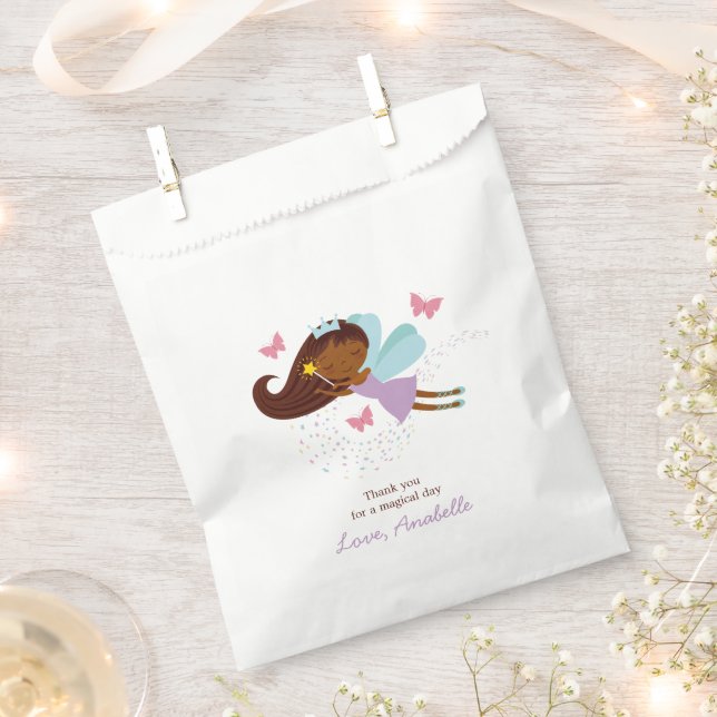 Sachets En Papier Fée magique Princesse fête d'anniversaire (Coupé)