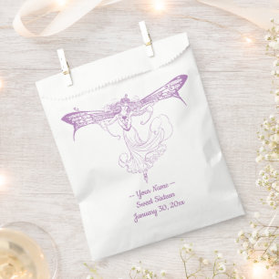 Sachets En Papier Fée Queen Mab, Sweet Sixteen en violet