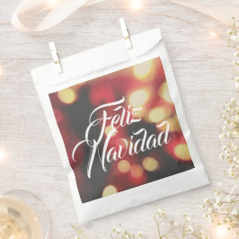 Sachets En Papier Feliz Navidad