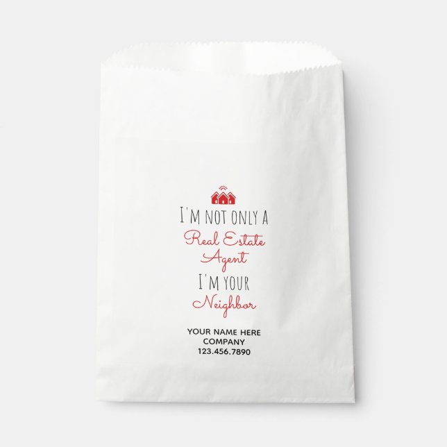 Sachets En Papier Ferme Prospect de l'agent immobilier voisin (Devant)