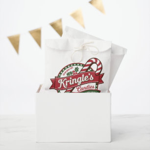 Sachets En Papier Festive Kringle's Candies party Favor Bag
