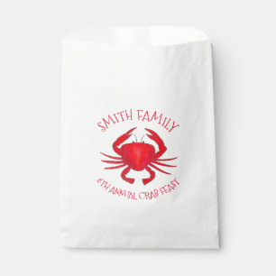 Sachets En Papier Fête annuelle du crabe Rouge Maryland Coquillages