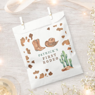 Sachets En Papier Fête d'anniversaire Cowboy Western Premier Rodéo
