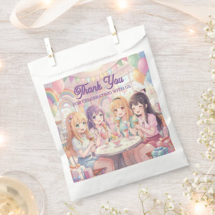Sachets En Papier Fête d'anniversaire de glace personnalisée pour fi