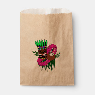 Sachets En Papier Fête d'anniversaire de Luau