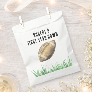 Sachets En Papier Fête d'anniversaire de première année de football