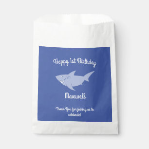 Sachets En Papier Fête d'anniversaire de requins