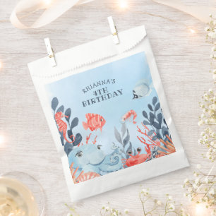 Sachets En Papier Fête d'anniversaire Enfants sous la mer