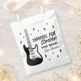 Sachets En Papier Fête d'anniversaire Rock and Roll