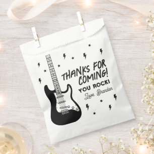 Sachets En Papier Fête d'anniversaire Rock and Roll