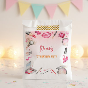 Sachets En Papier Fête d'anniversaire spa beauté et maquillage