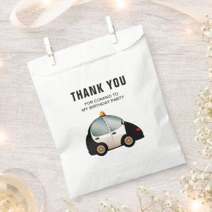 Sachets En Papier Fête d'anniversaire voiture de police