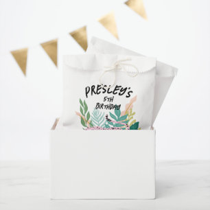 Sachets En Papier Fête de chat sauvage Animal Personnalisé Favonaliz