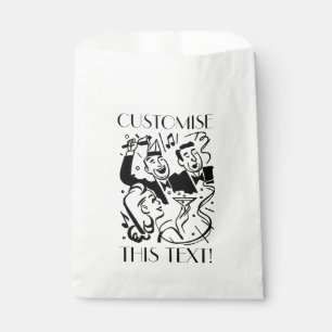 Sachets En Papier Fête de cocktail Art Déco personnalisée