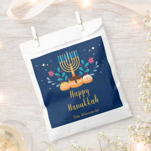 Sachets En Papier Fête de Hanouka à la menorah