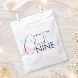 Sachets En Papier Fête de mariage rose pastel Cloud Nine