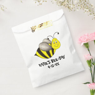 Sachets En Papier Fête des abeilles personnalisées Bumblebee fête d'
