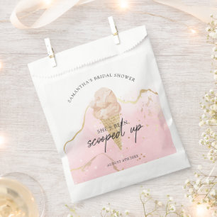 Sachets En Papier Fête des mariées de glace aquarelle moderne