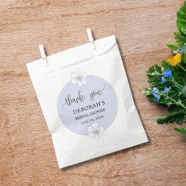 Sachets En Papier Fête des mariées florale romantique Lilac